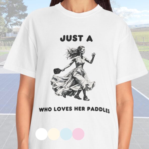 "Just a Bride Who Loves Her Paddles" Comfort Colors® Tee
