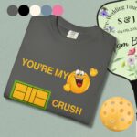 "You're My Favorite Court Crush" Comfort Colors® Unisex Tee